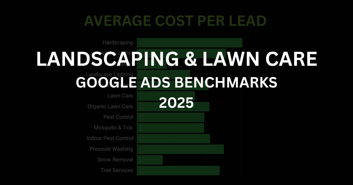 2025 complete guide to google ads benchmarks for landscaping and lawn care business owners