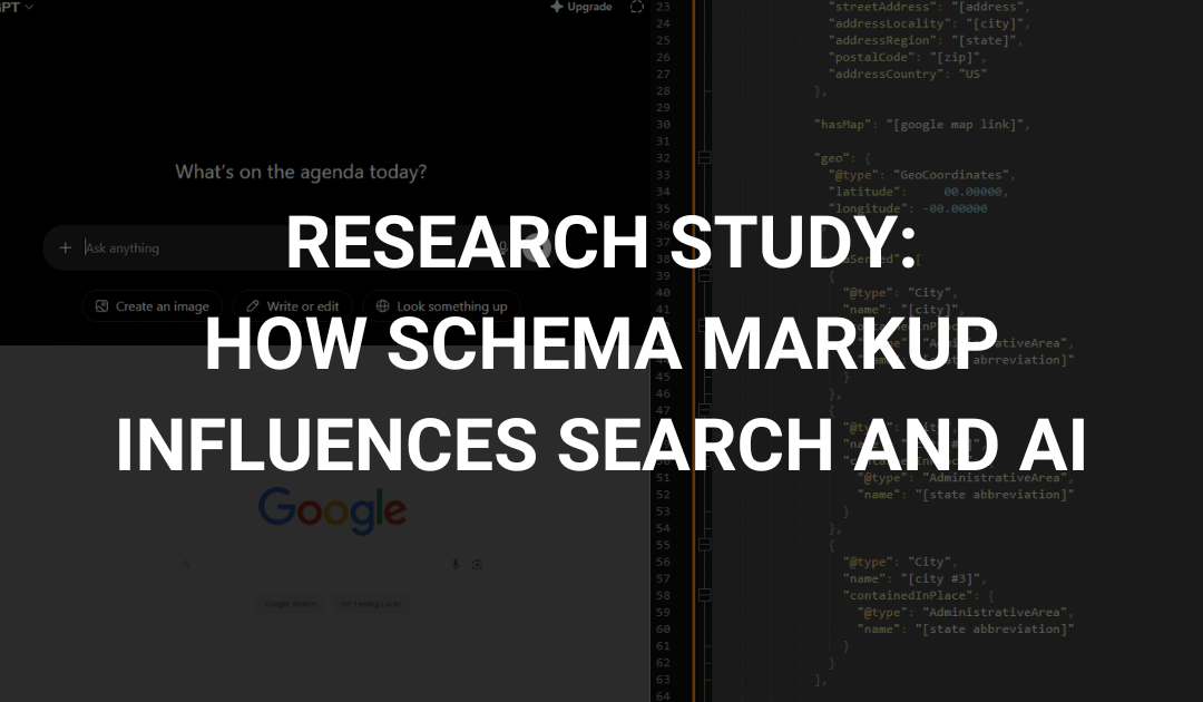 Does Schema Markup Affect Rank and AI Recommendations?